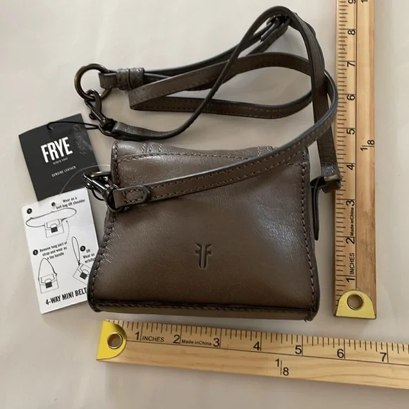 FRYE Alex 4WAY Shadow  Crossbody Mini Belt Bag, NWT - Picture 8 of 13